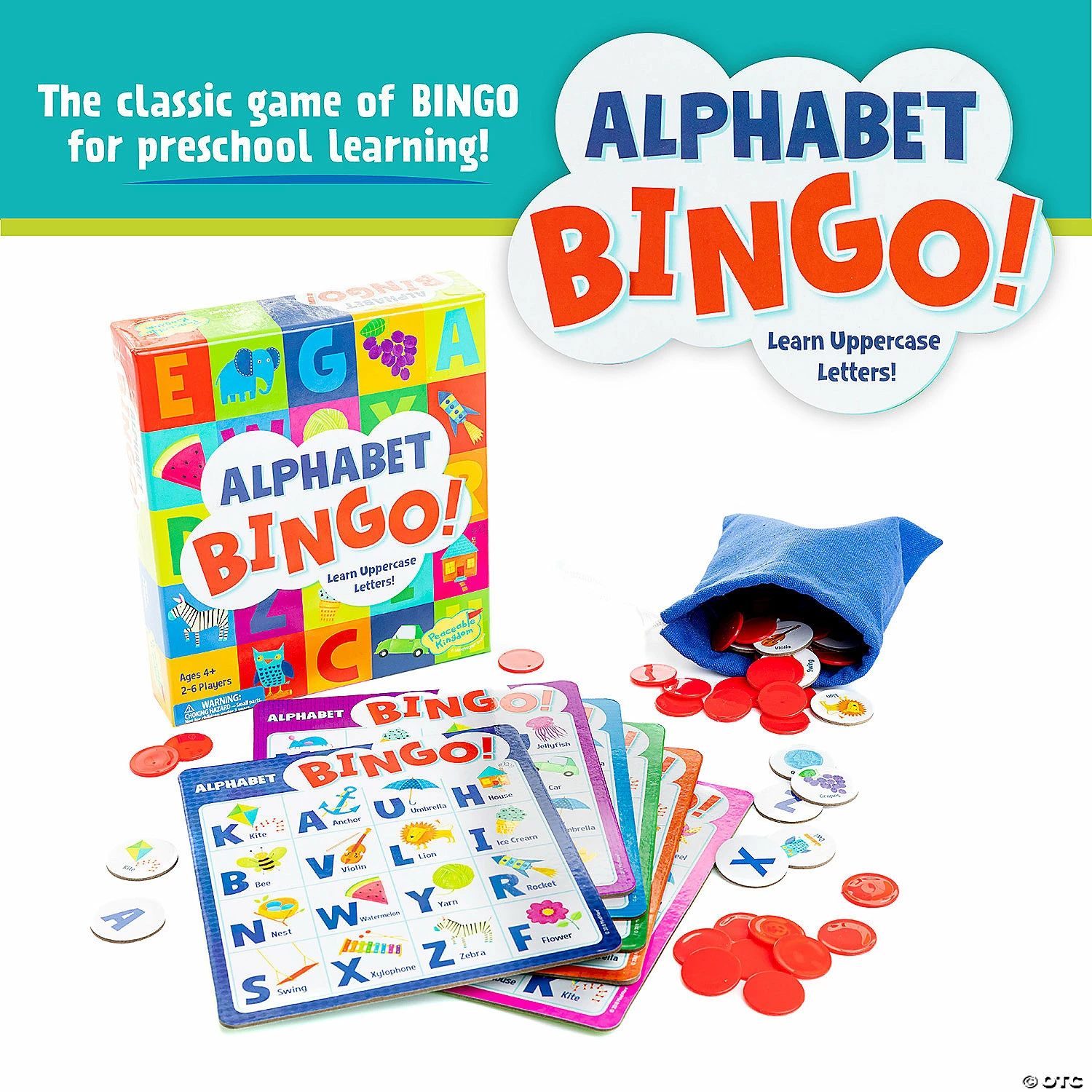 MW Alphabet Bingo Board Game 4 MW Alphabet Bingo Board Game - Image 2