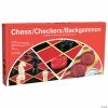 MW Board Game Set: Chess, Checkers & Backgammon -Kids Art Supplies Store board game set chess checkers and backgammon13831751
