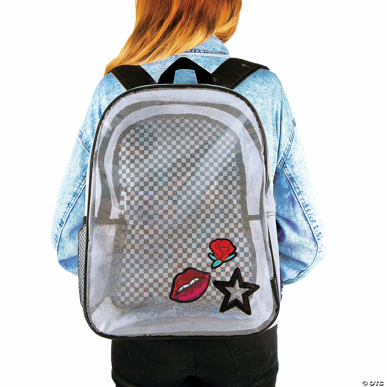 MW Clear Transparent Holographic Backpack 4 MW Clear Transparent Holographic Backpack - Image 2