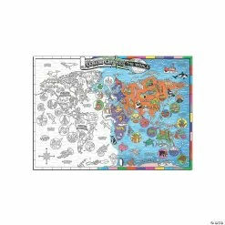 MW Color & Find Map Posters: USA And World 9 MW Color & Find Map Posters: USA And World -Kids Art Supplies Store color and find map posters usa and world14090579 a04