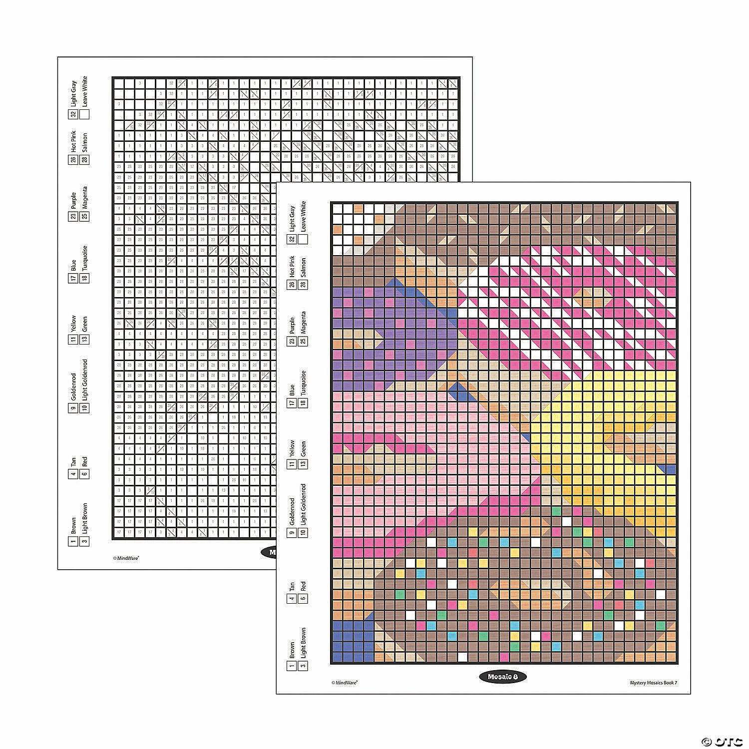 MW Color By Number Mystery Mosaics: Book 7 4 MW Color By Number Mystery Mosaics: Book 7 - Image 2