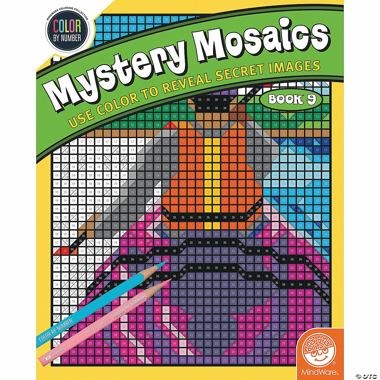MW Color By Number Mystery Mosaics: Book 9 3 MW Color By Number Mystery Mosaics: Book 9
