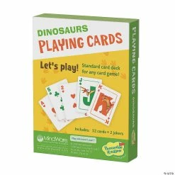 MW Dinosaur Playing Cards -Kids Art Supplies Store dinosaur playing cardscp16 a05
