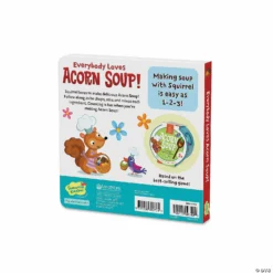 MW Everybody Loves Acorn Soup! Board Book -Kids Art Supplies Store everybody loves acorn soup board bookbb02 a05