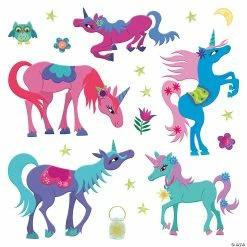 MW Magical Unicorns Reusable Sticker Tote -Kids Art Supplies Store magical unicorns reusable sticker totesp71 a02