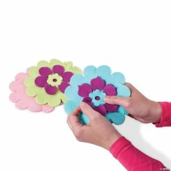 MW MYO Fleece Flower Scarf 8 MW MYO Fleece Flower Scarf -Kids Art Supplies Store myo fleece flower scarf13964516 a02