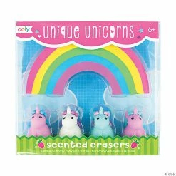 MW Ooly Unique Unicorn Strawberry Scented Erasers