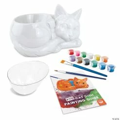 MW Paint Your Own Porcelain Cat Dish 10 MW Paint Your Own Porcelain Cat Dish -Kids Art Supplies Store paint your own porcelain cat dish14122375 a04