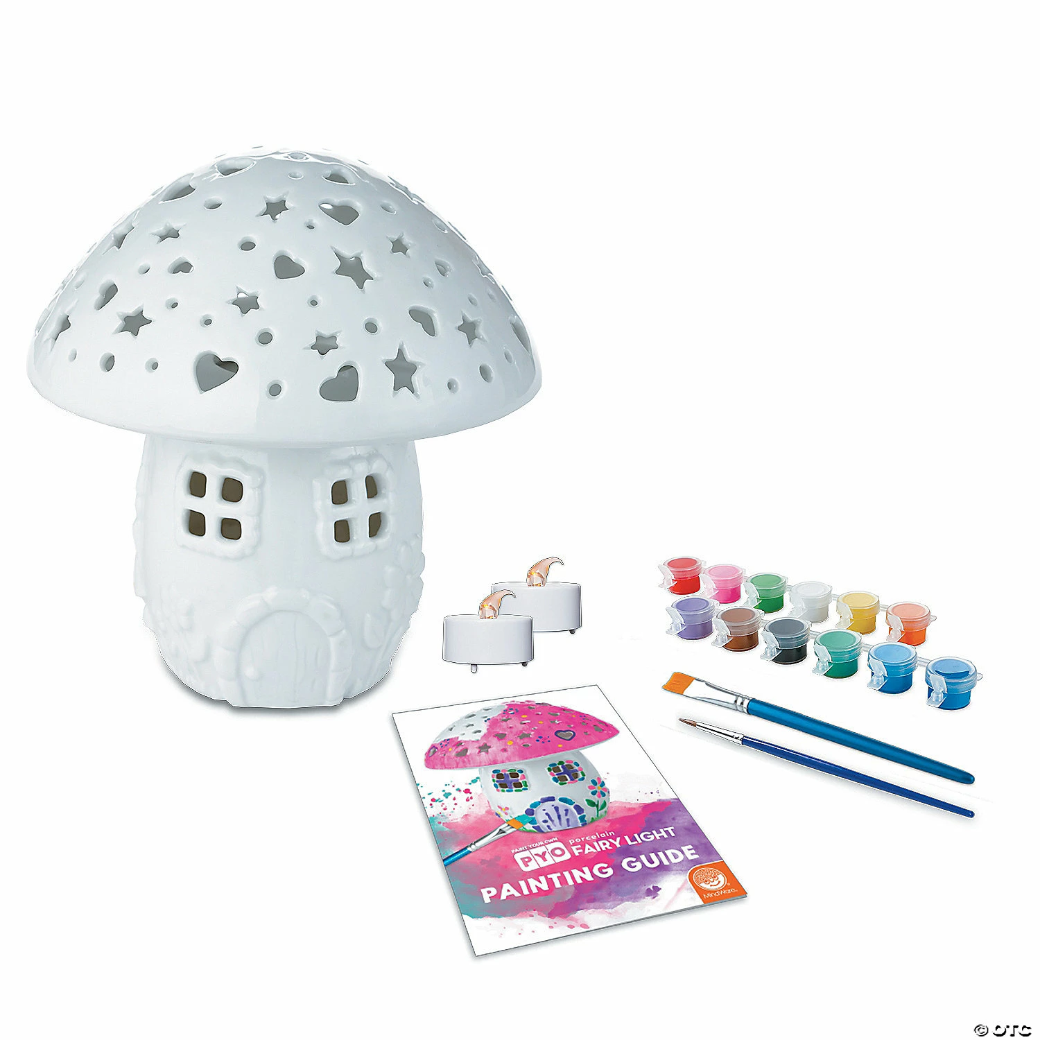 MW Paint Your Own Porcelain Fairy Light 4 MW Paint Your Own Porcelain Fairy Light - Image 2