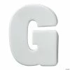 MW Paint Your Own Porcelain Letter G 2 MW Paint Your Own Porcelain Letter G -Kids Art Supplies Store paint your own porcelain letter g13827196