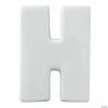 MW Paint Your Own Porcelain Letter H -Kids Art Supplies Store paint your own porcelain letter h13827197