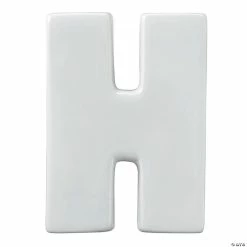 MW Paint Your Own Porcelain Letter H