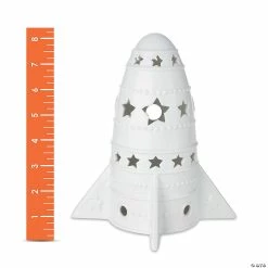 MW Paint Your Own Porcelain Light: Rocket -Kids Art Supplies Store paint your own porcelain light rocket13947323 a02