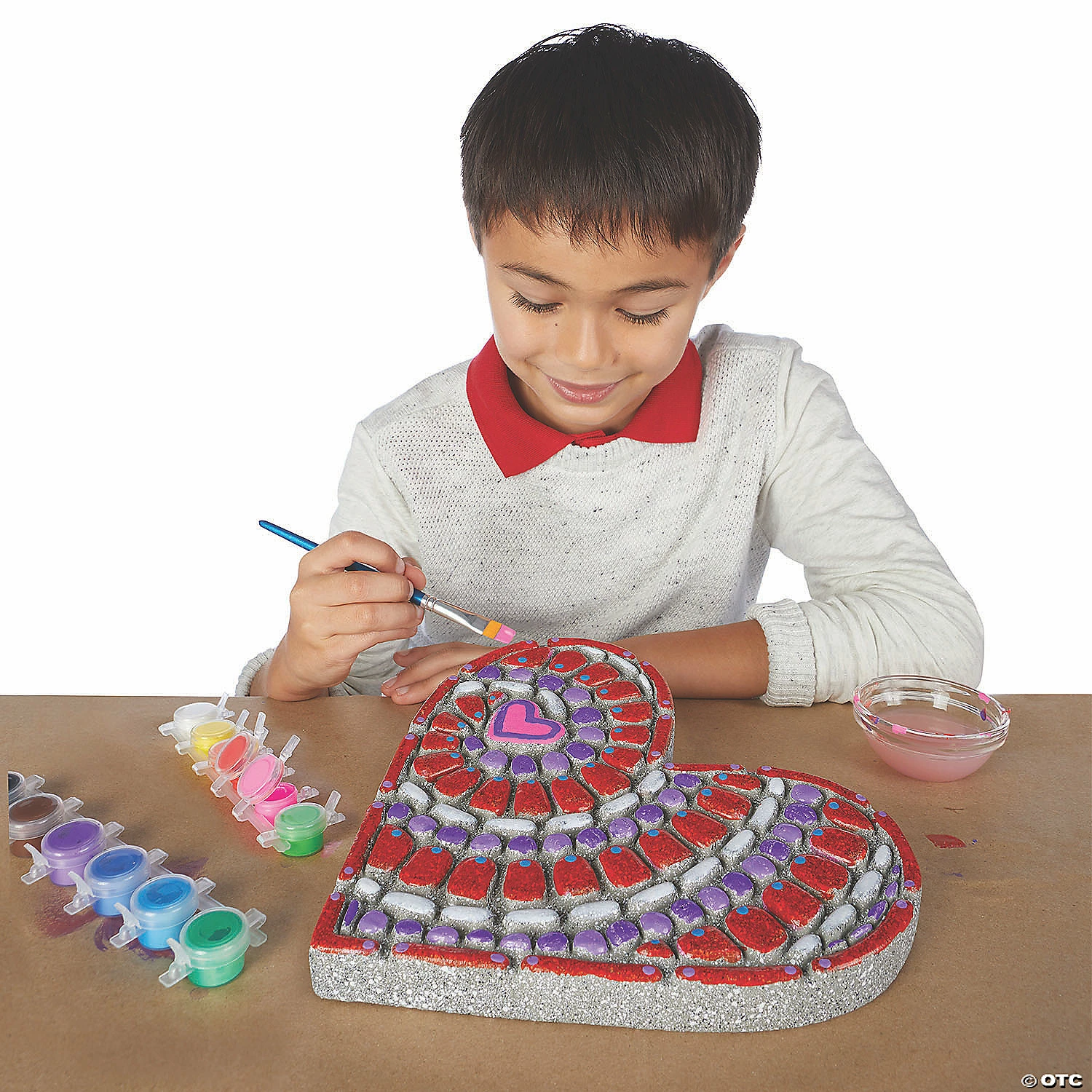 MW Paint Your Own Stepping Stone: Heart 5 MW Paint Your Own Stepping Stone: Heart - Image 3