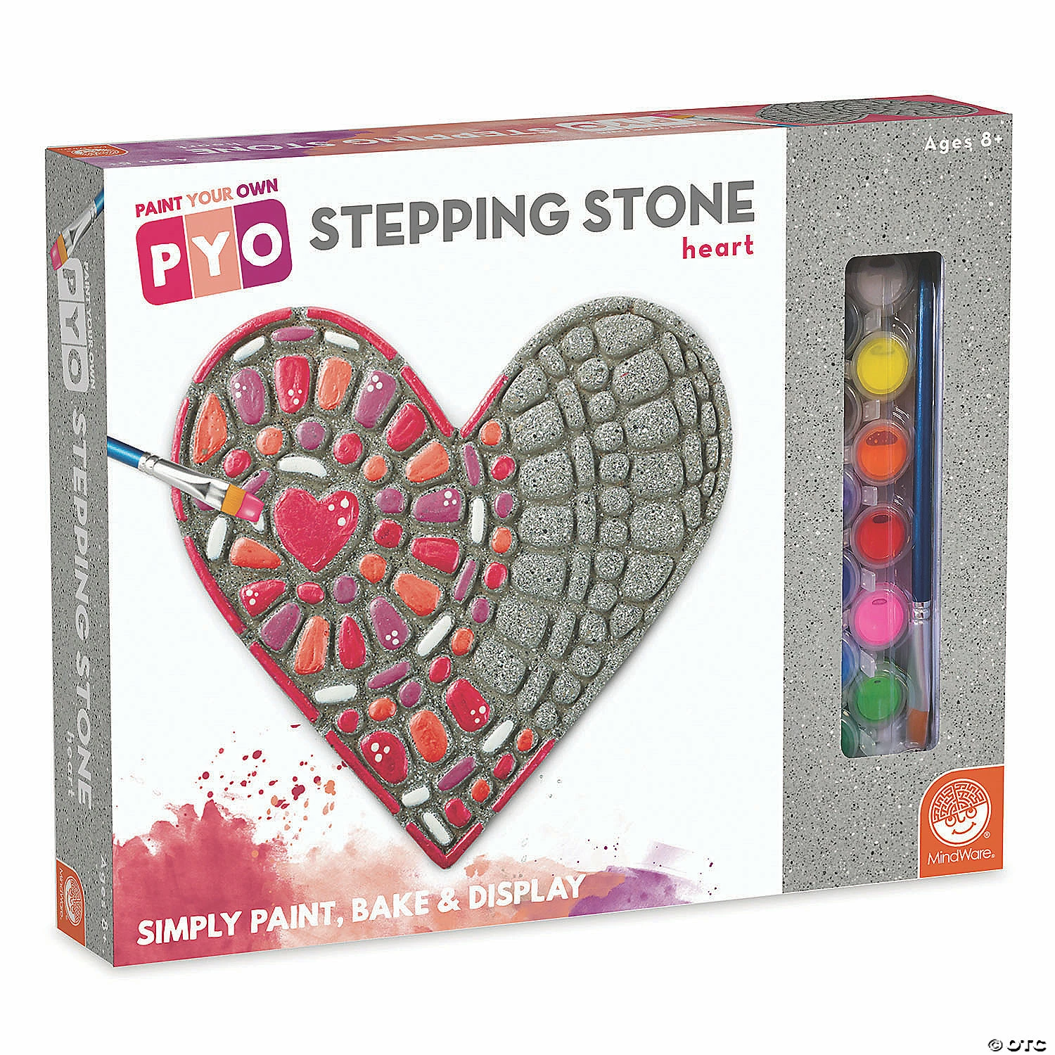MW Paint Your Own Stepping Stone: Heart 6 MW Paint Your Own Stepping Stone: Heart - Image 4