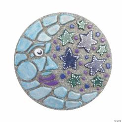 MW Paint Your Own Stepping Stone: Moon And Stars -Kids Art Supplies Store paint your own stepping stone moon and stars13947327 a03