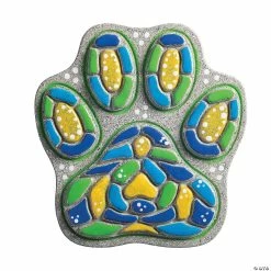 MW Paint Your Own Stepping Stone: Paw Print -Kids Art Supplies Store paint your own stepping stone paw print13980301 a03
