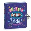 MW Peaceable Kingdom Secrets, Dreams, Wishes Diary -Kids Art Supplies Store peaceable kingdom secrets dreams wishes diary5166