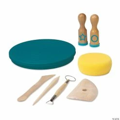 MW Pottery Wheel, Clay Refill And FREE Tool Kit: Set Of 3 -Kids Art Supplies Store pottery wheel clay refill and free tool kit set of 314109288 a04