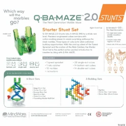 MW Q-BA-MAZE 2.0: Starter Stunt Set -Kids Art Supplies Store q ba maze 2 0 starter stunt set62068 a02