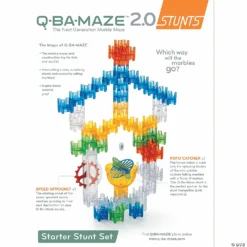 MW Q-BA-MAZE 2.0: Starter Stunt Set -Kids Art Supplies Store q ba maze 2 0 starter stunt set62068 a04