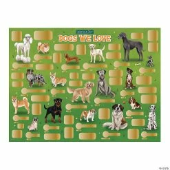 MW Scratch-a-Fact Poster: Dogs We Love