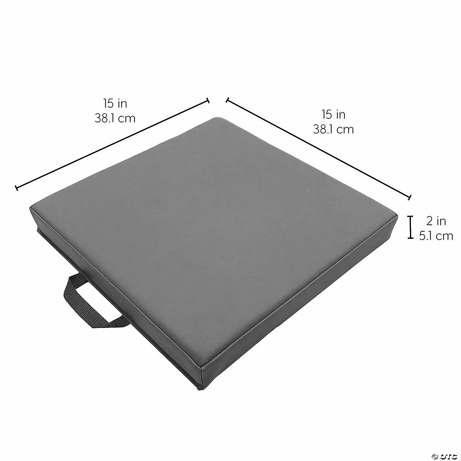 MW SoftScape 15" Square Floor Cushions, 6-Piece - Earthtone 5 MW SoftScape 15" Square Floor Cushions, 6-Piece - Earthtone - Image 3