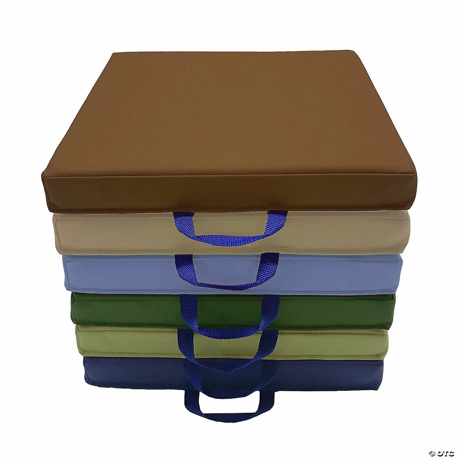 MW SoftScape 15" Square Floor Cushions, 6-Piece - Earthtone 3 MW SoftScape 15" Square Floor Cushions, 6-Piece - Earthtone