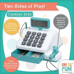 MW Teach And Talk Cash Register -Kids Art Supplies Store teach and talk cash register14093634 a02
