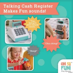 MW Teach And Talk Cash Register -Kids Art Supplies Store teach and talk cash register14093634 a04