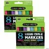MW Teacher Created Resources Chalk Brights Liquid Chalk Markers, 8 Per Pack, 2 Packs -Kids Art Supplies Store teacher created resources chalk brights liquid chalk markers 8 per pack 2 packs14111433