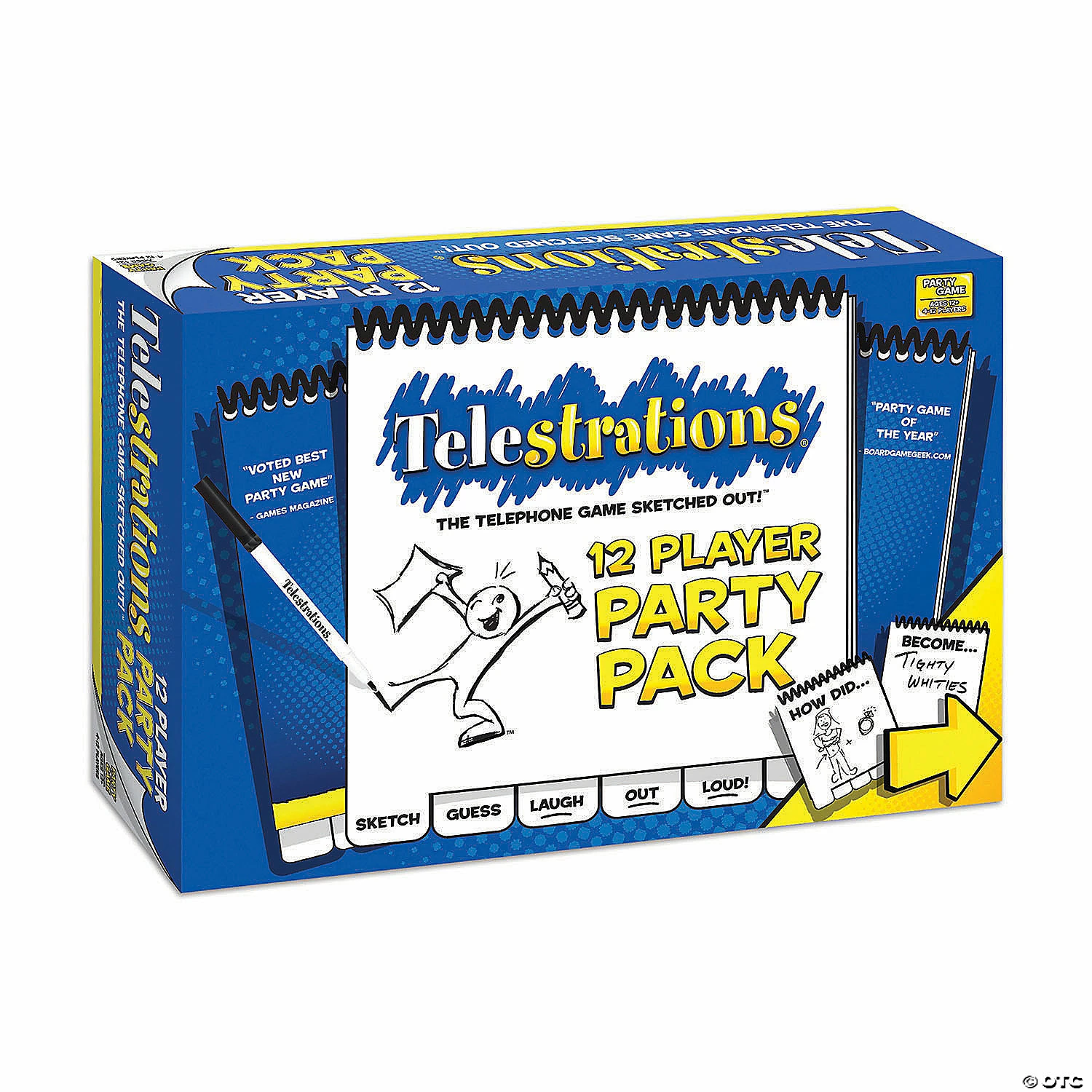 MW USAopoly Telestrations® 12 Player- The Party Pack 4 MW USAopoly Telestrations® 12 Player- The Party Pack - Image 2
