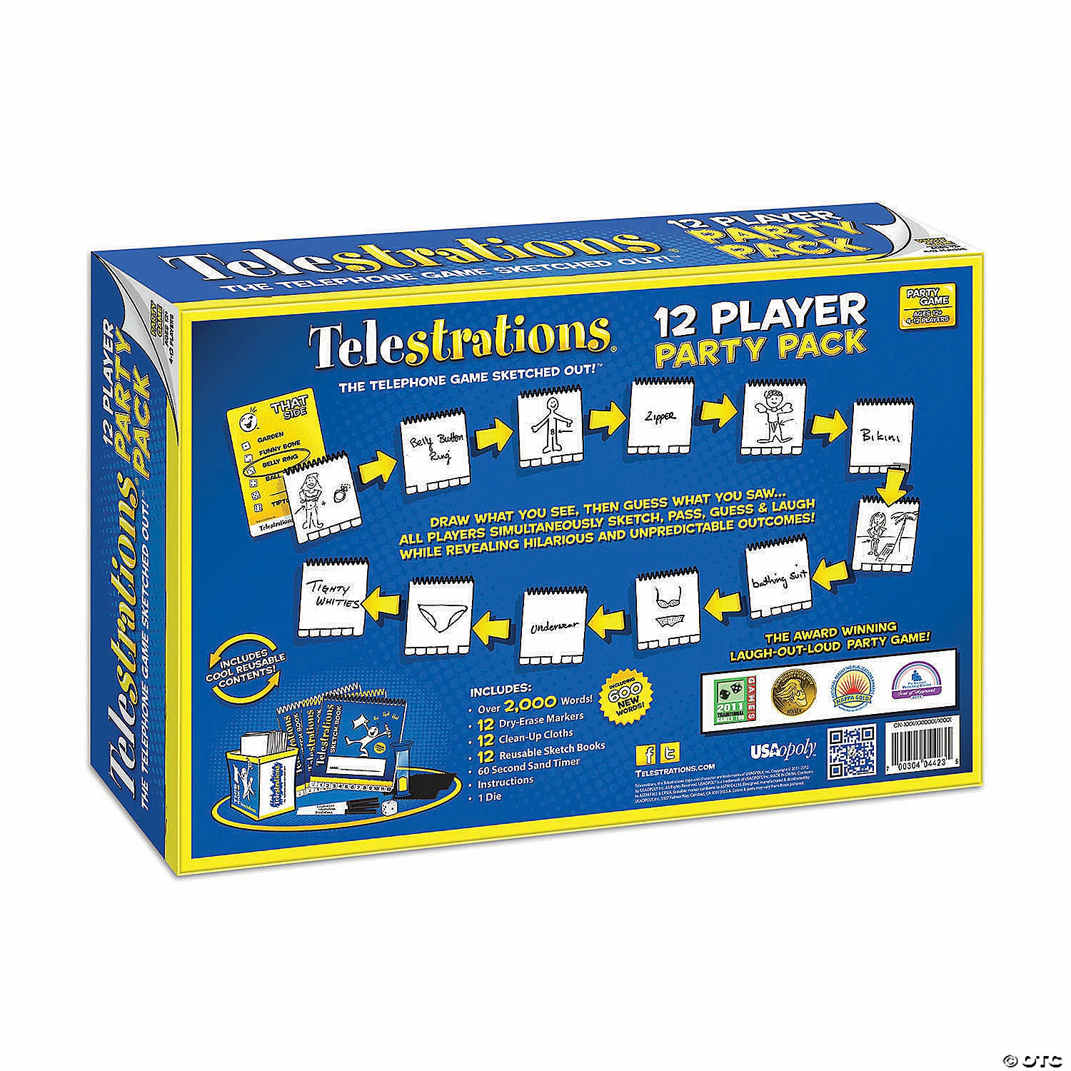 MW USAopoly Telestrations® 12 Player- The Party Pack 5 MW USAopoly Telestrations® 12 Player- The Party Pack - Image 3