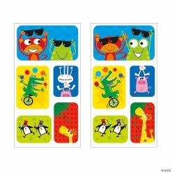 Kids Art Supplies Store 7 Kids Art Supplies Store -Kids Art Supplies Store wacky animals flicker stickers pack of 12stk152 a01