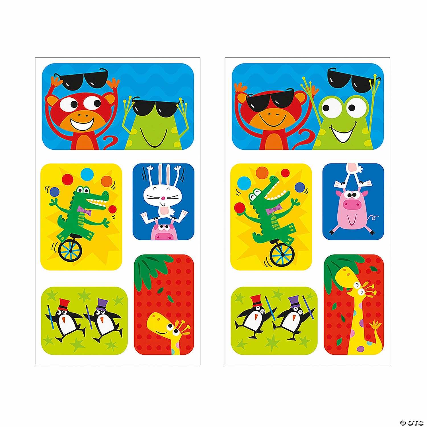 MW Wacky Animals Flicker Stickers: Pack Of 12 4 MW Wacky Animals Flicker Stickers: Pack Of 12 - Image 2