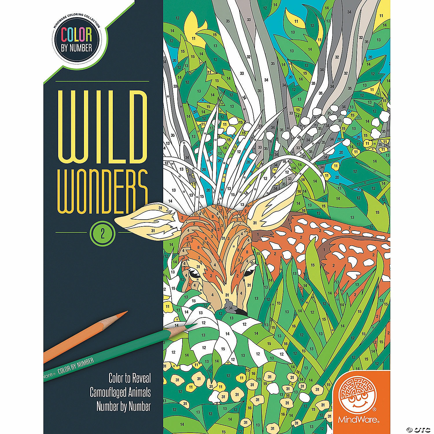 MW Wild Wonders Color By Number: Book 2 3 MW Wild Wonders Color By Number: Book 2