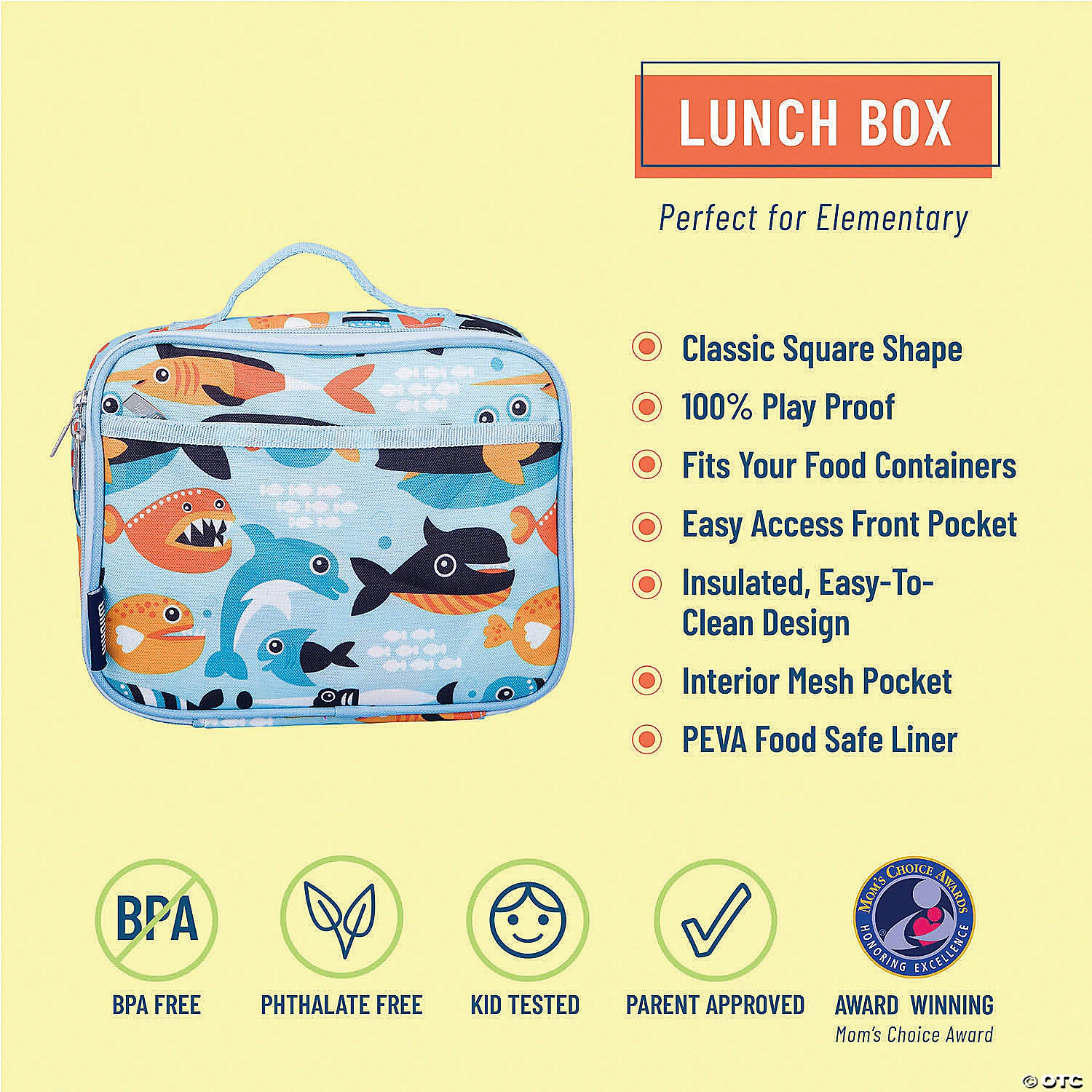 MW Wildkin - Big Fish Lunch Box 4 MW Wildkin - Big Fish Lunch Box - Image 2