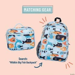 MW Wildkin - Big Fish Lunch Box 10 MW Wildkin - Big Fish Lunch Box -Kids Art Supplies Store wildkin big fish lunch box14110623 a03