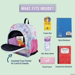MW Wildkin - Butterfly Garden Blue 12 Inch Backpack 9 MW Wildkin - Butterfly Garden Blue 12 Inch Backpack -Kids Art Supplies Store wildkin butterfly garden blue 12 inch backpack14110651 a02