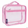 MW Wildkin Clear With Pink Trim Lunch Box 1 MW Wildkin Clear With Pink Trim Lunch Box -Kids Art Supplies Store wildkin clear with pink trim lunch box14110592