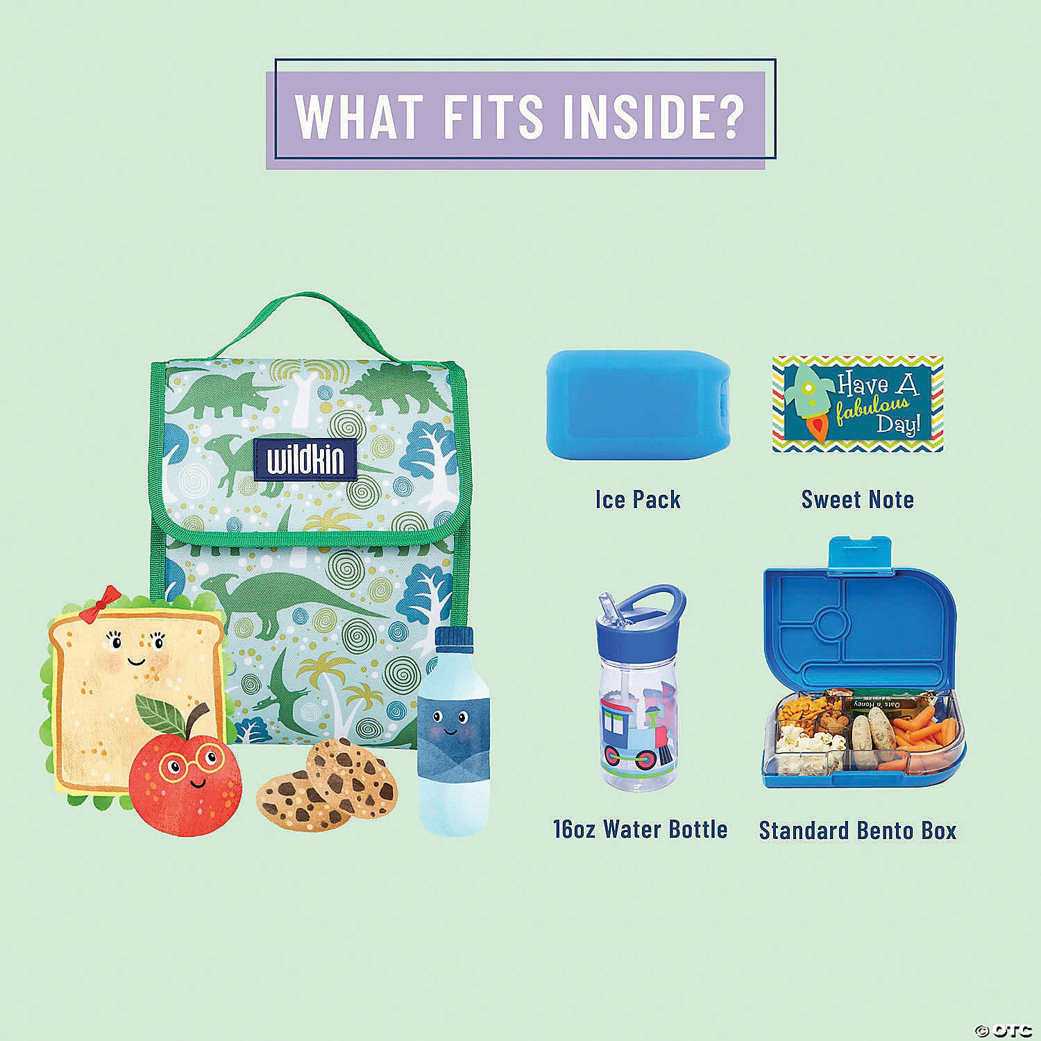 MW Wildkin - Dinomite Dinosaurs Lunch Bag 5 MW Wildkin - Dinomite Dinosaurs Lunch Bag - Image 3