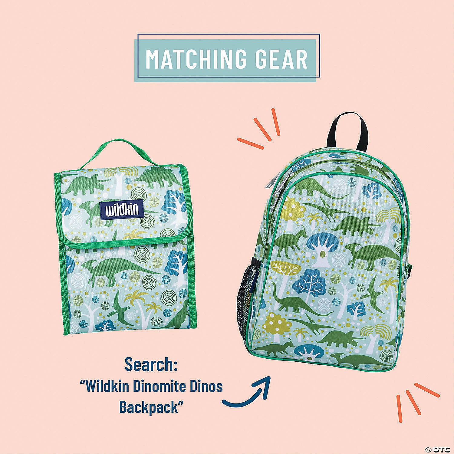 MW Wildkin - Dinomite Dinosaurs Lunch Bag 6 MW Wildkin - Dinomite Dinosaurs Lunch Bag - Image 4