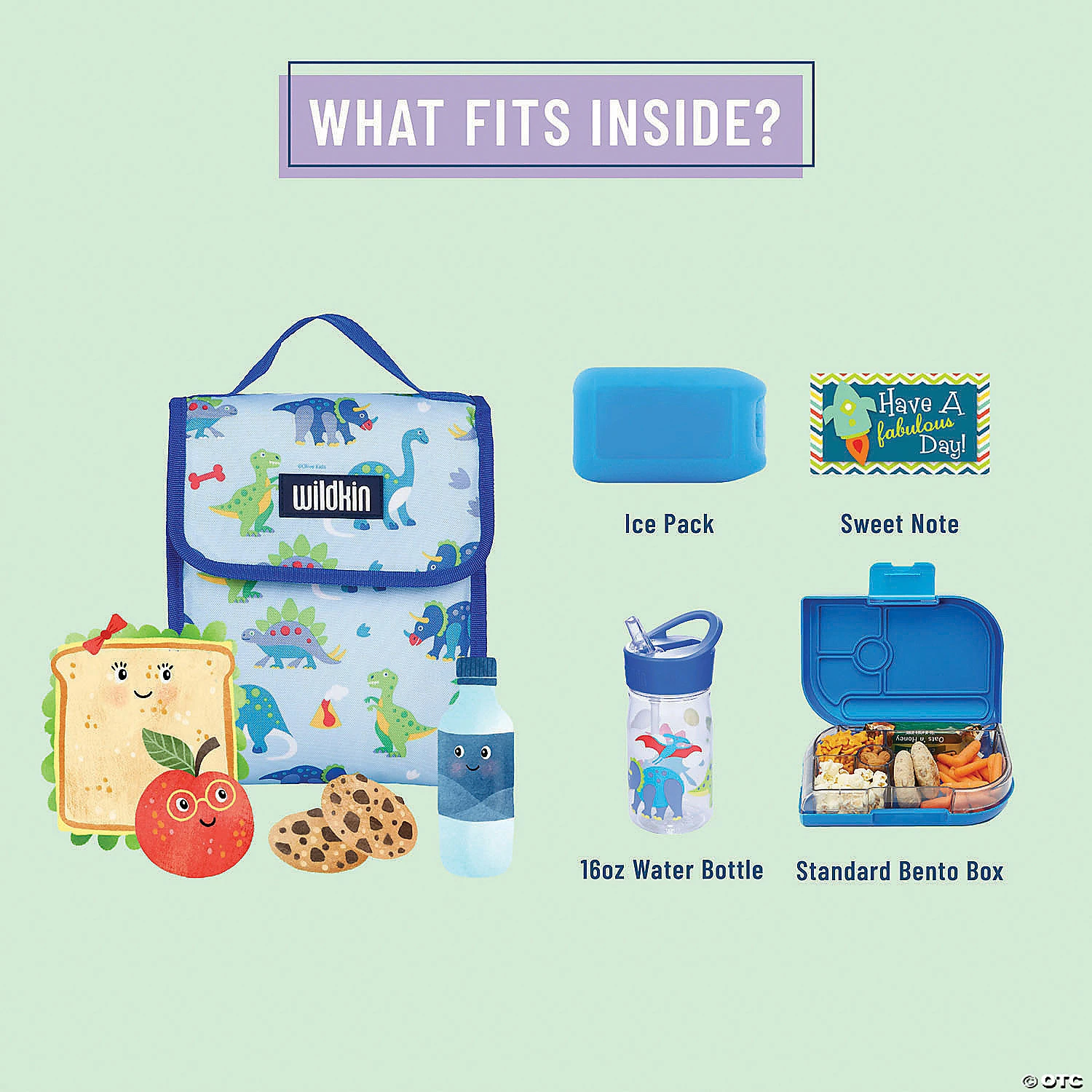 MW Wildkin: Dinosaur Land Lunch Bag 5 MW Wildkin: Dinosaur Land Lunch Bag - Image 3