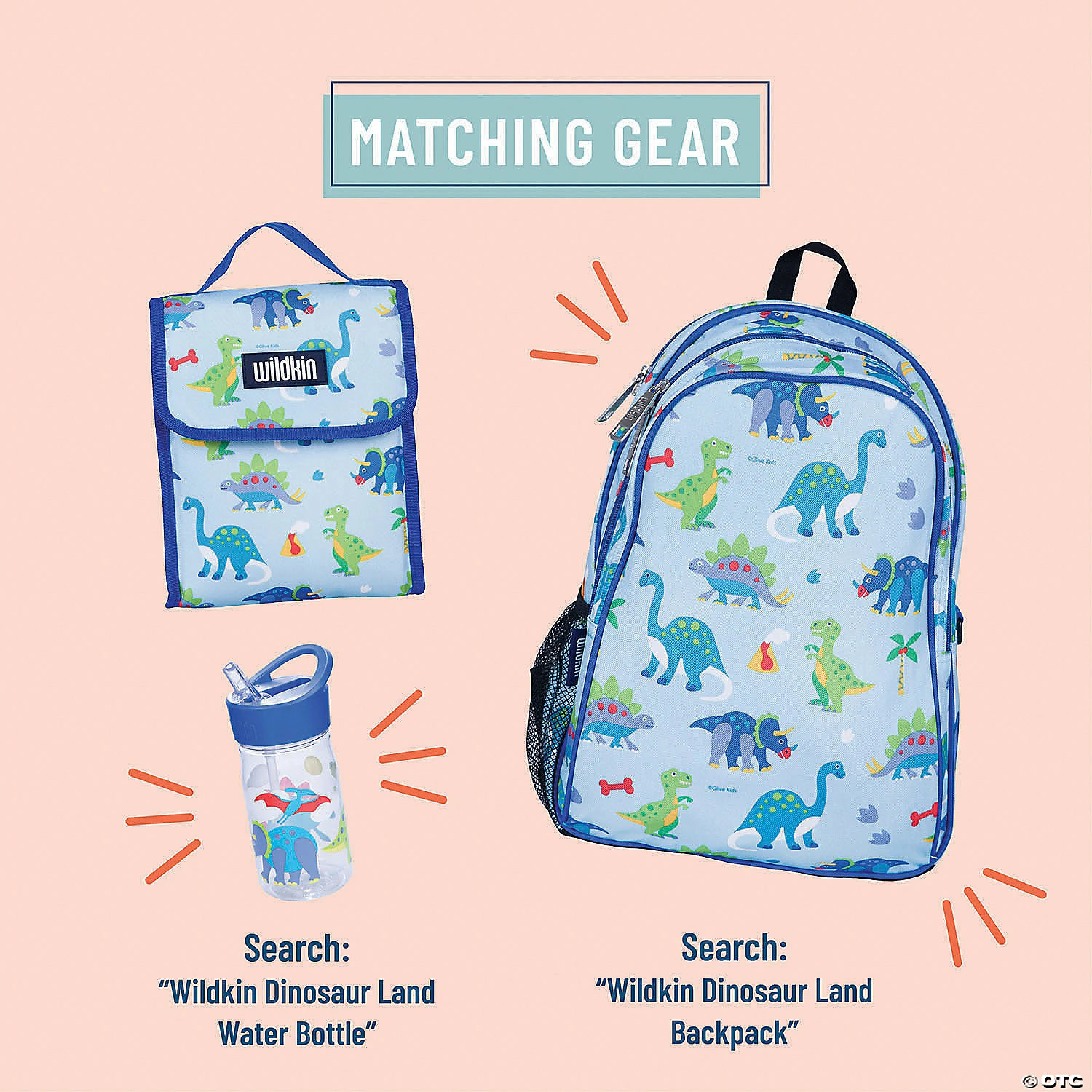 MW Wildkin: Dinosaur Land Lunch Bag 6 MW Wildkin: Dinosaur Land Lunch Bag - Image 4