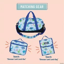 MW Wildkin - Dinosaur Land Overnighter Duffel Bag 9 MW Wildkin - Dinosaur Land Overnighter Duffel Bag -Kids Art Supplies Store wildkin dinosaur land overnighter duffel bag14110580 a02