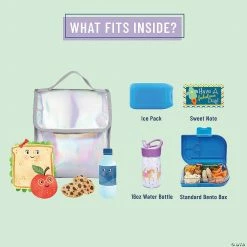 MW Wildkin: Holographic Lunch Bag 9 MW Wildkin: Holographic Lunch Bag -Kids Art Supplies Store wildkin holographic lunch bag14110744 a02