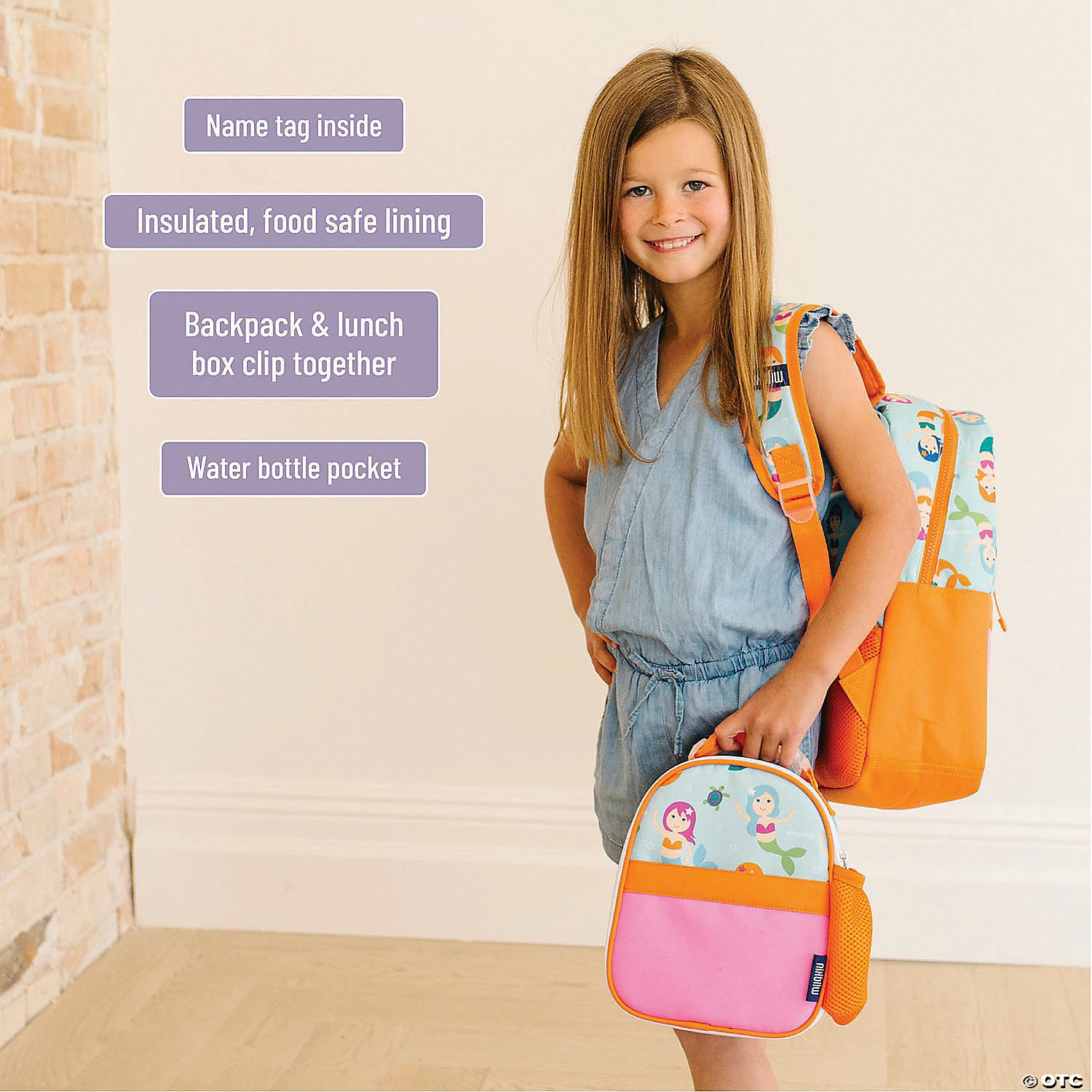 MW Wildkin - Mermaids Clip-in Lunch Box 4 MW Wildkin - Mermaids Clip-in Lunch Box - Image 2