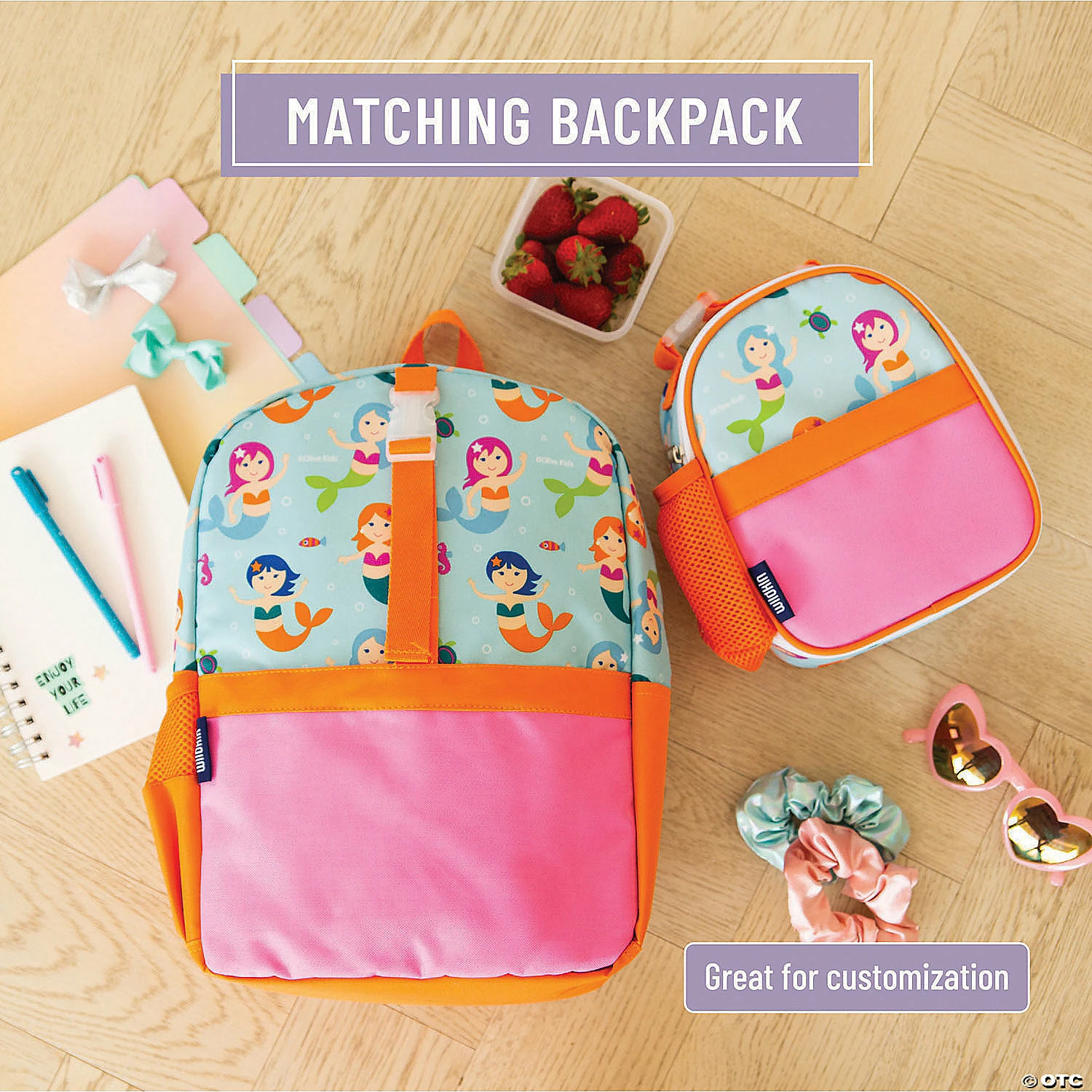 MW Wildkin - Mermaids Clip-in Lunch Box 6 MW Wildkin - Mermaids Clip-in Lunch Box - Image 4