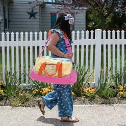 MW Wildkin Orange Shimmer Overnight Duffel Bag 10 MW Wildkin Orange Shimmer Overnight Duffel Bag -Kids Art Supplies Store wildkin orange shimmer overnight duffel bag14114387 a04