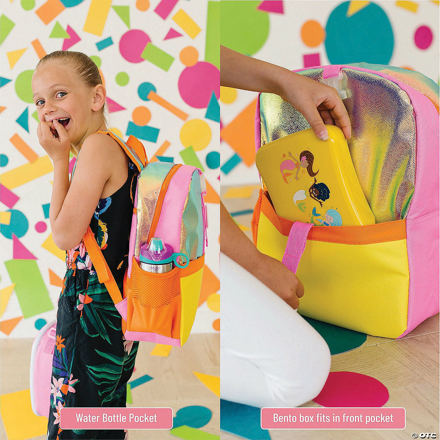 MW Wildkin - Orange Shimmer Pack-it-all Backpack 4 MW Wildkin - Orange Shimmer Pack-it-all Backpack - Image 3